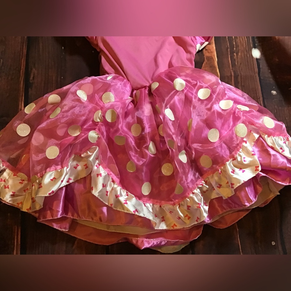 Disney store Minnie Mouse pink costume dress for girls size 4 - Picture 7 of 10